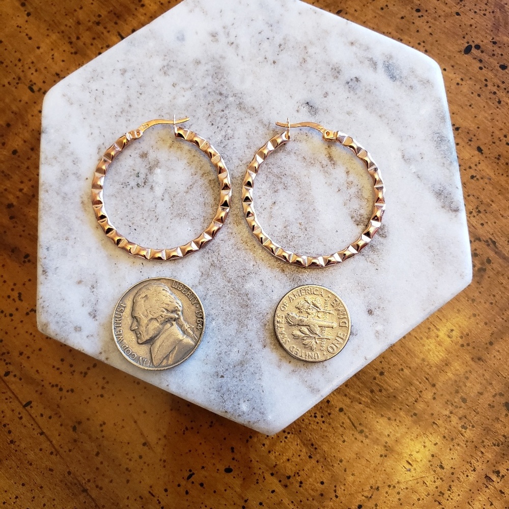 Hoop earrings